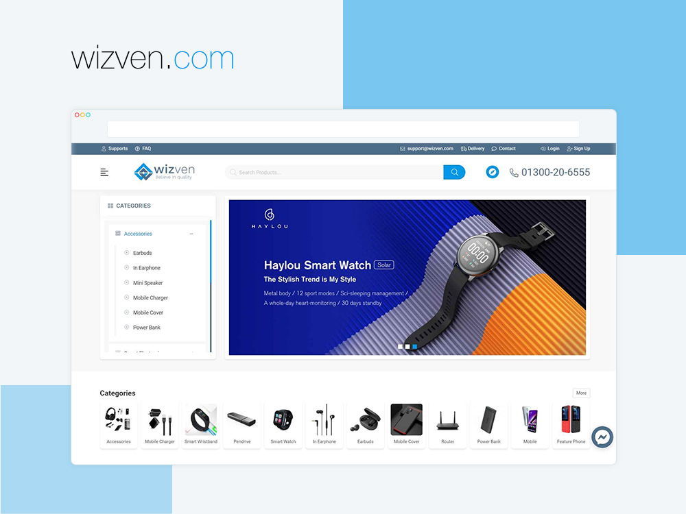 Wizven - Multivendor Ecommerce Website (Laravel, Vuejs)